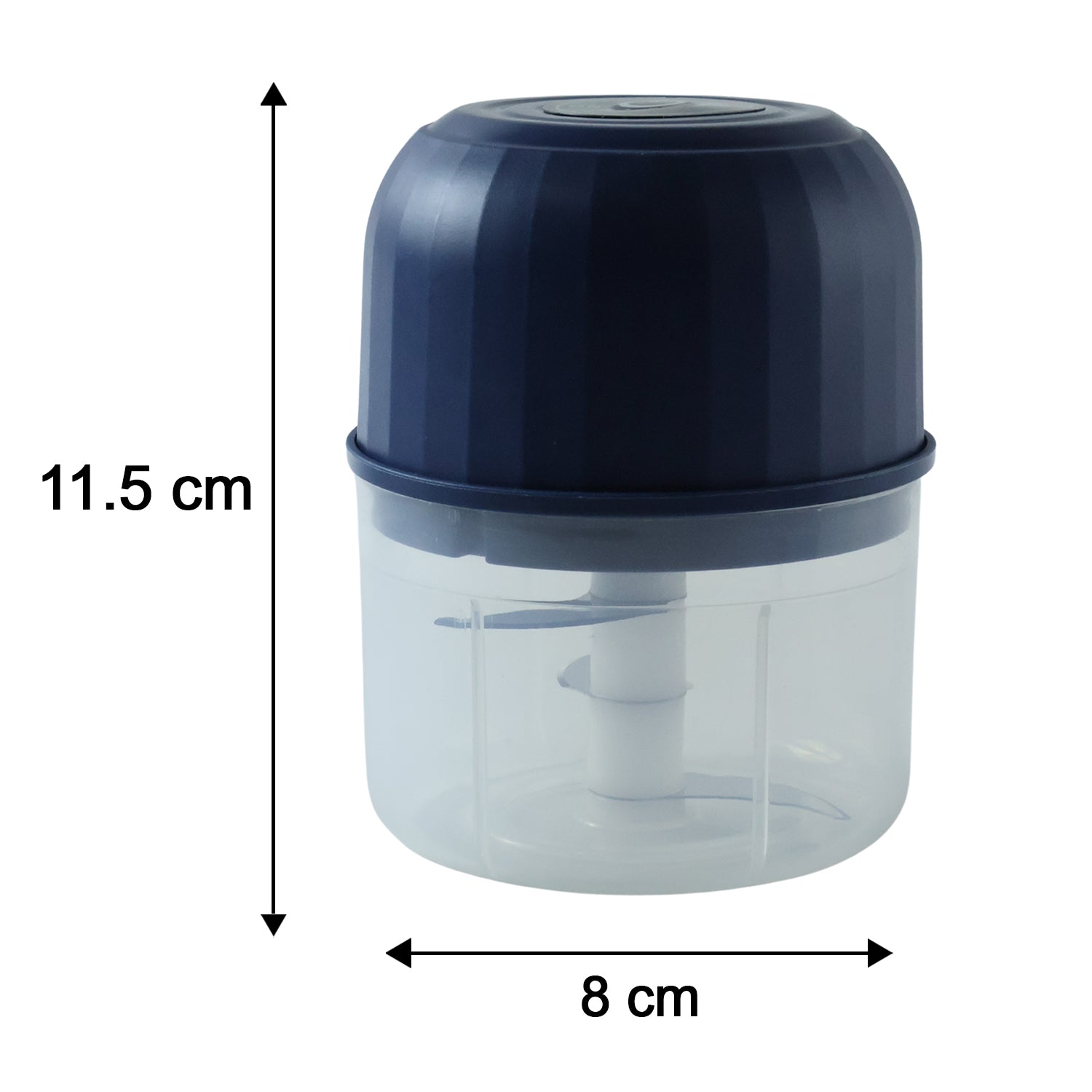 Usb Rechargeable Mini Food Chopper With Glass Bowl For Quick Kitchen Prep (1 Pc)