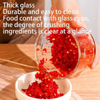 Usb Rechargeable Mini Food Chopper With Glass Bowl For Quick Kitchen Prep (1 Pc)